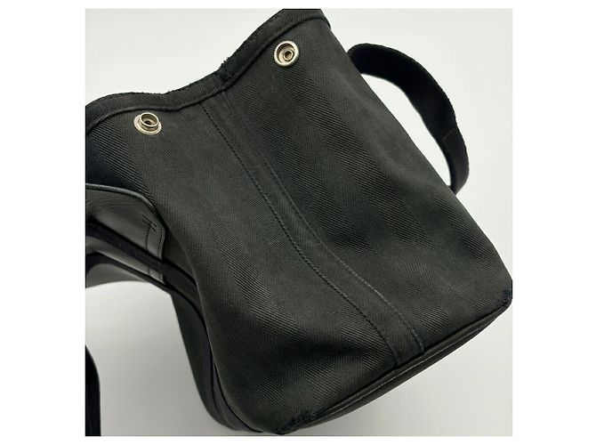 Hermès Borsa Tote Hermes Valparaiso PM Nero - vista 7