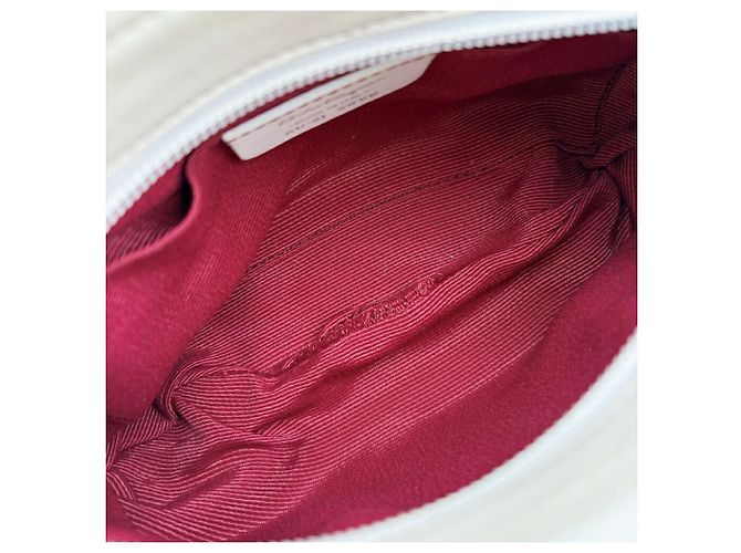 Borsa a tracolla Salvatore Ferragamo Gancini Rosa Bianco - vista 14