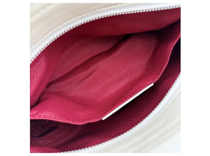 Borsa a tracolla Salvatore Ferragamo Gancini Rosa Bianco - vista 16