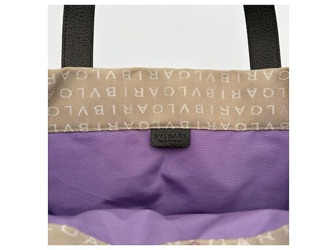 Bulgari Bvlgari Tote Mania Bag Braun Beige - Ansicht 17