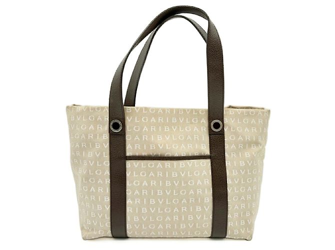 Bulgari Bvlgari Tote Mania Bag Braun Beige - Ansicht 2