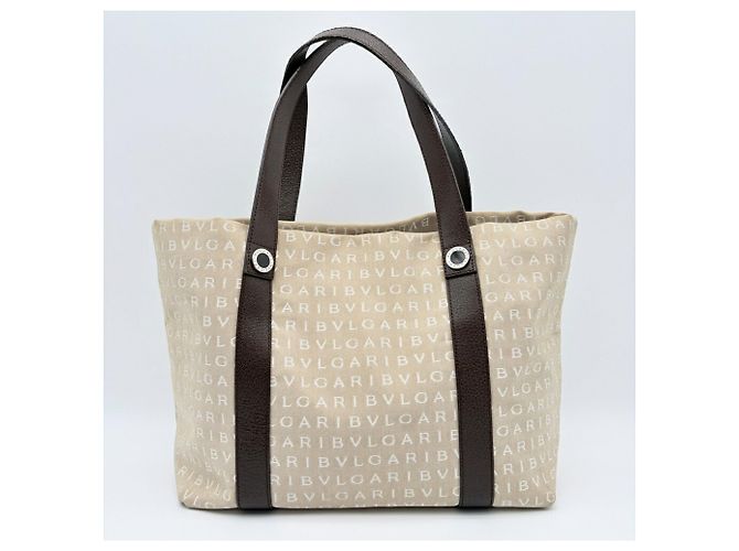Bulgari Bvlgari Tote Mania Bag Braun Beige - Ansicht 3