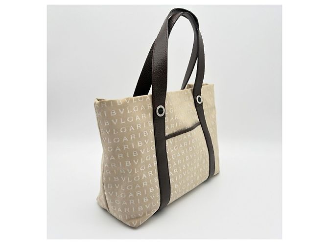 Bulgari Bvlgari Tote Mania Bag Braun Beige - Ansicht 4