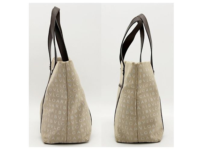 Bulgari Bvlgari Tote Mania Bag Braun Beige - Ansicht 5
