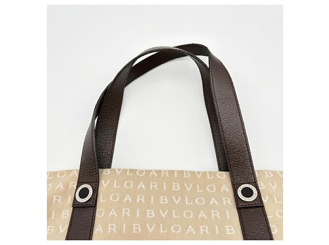 Bulgari Bvlgari Tote Mania Bag Braun Beige - Ansicht 7