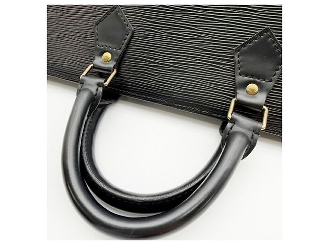 Borsa Louis Vuitton Epi Triangle Nero - vista 11