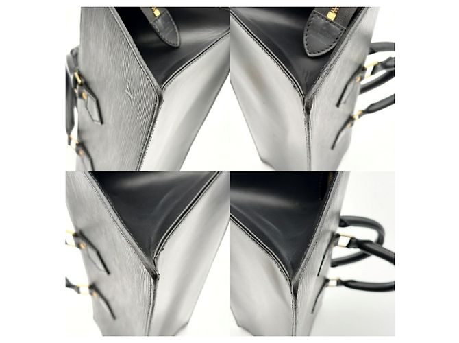 Borsa Louis Vuitton Epi Triangle Nero - vista 15