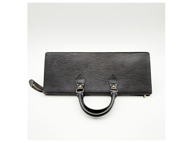 Borsa Louis Vuitton Epi Triangle Nero - vista 6