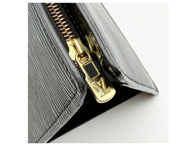 Borsa Louis Vuitton Epi Triangle Nero - vista 9