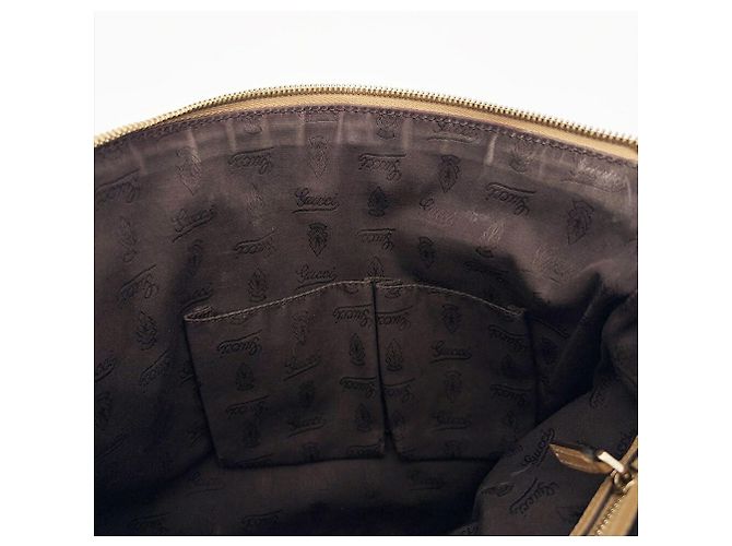 Borsa a tracolla in tela Gucci Marrone Beige - vista 20