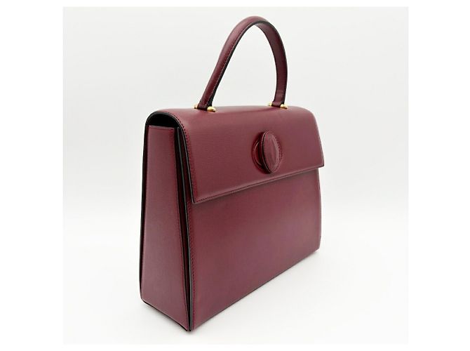 Borsa Cartier Must in pelle Bordeaux Bordò - vista 4