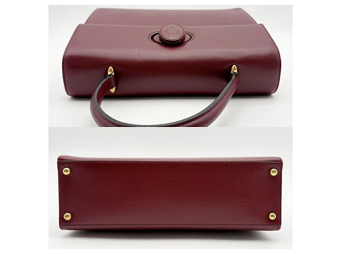 Borsa Cartier Must in pelle Bordeaux Bordò - vista 6