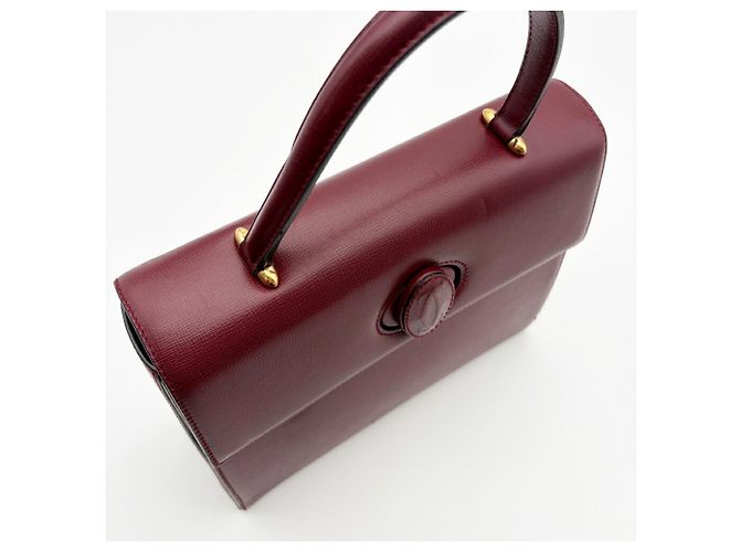 Borsa Cartier Must in pelle Bordeaux Bordò - vista 7