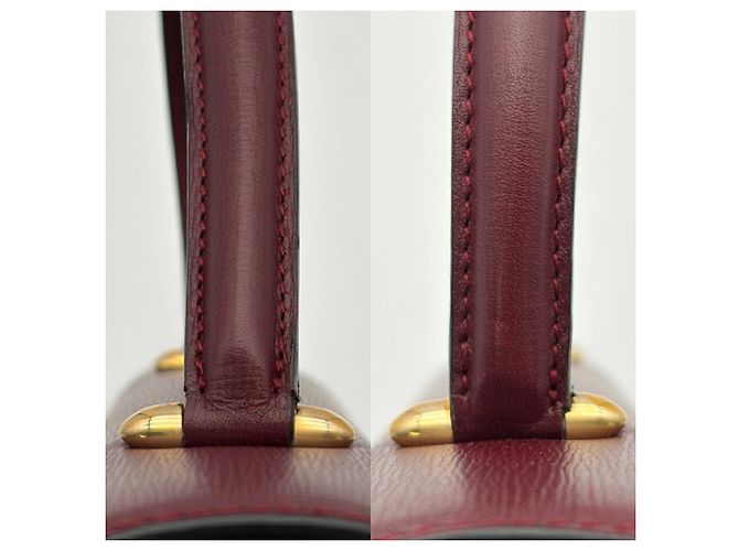 Borsa Cartier Must in pelle Bordeaux Bordò - vista 8