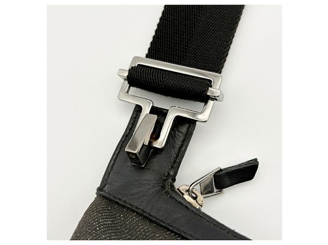 Borsa a tracolla in pelle e denim da uomo Gucci Nero - vista 10