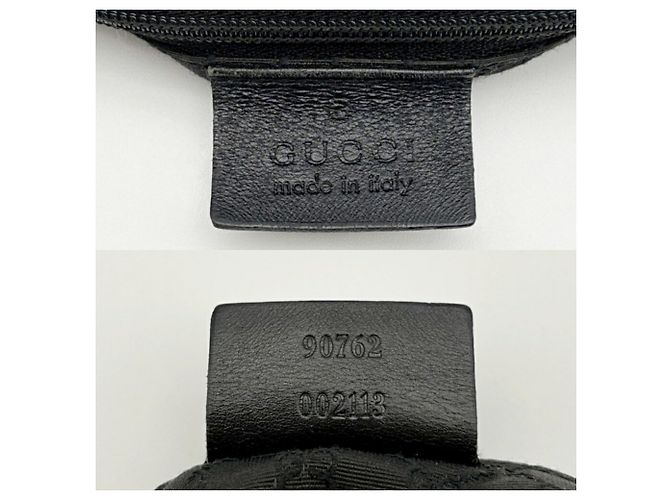 Borsa a tracolla in pelle e denim da uomo Gucci Nero - vista 20