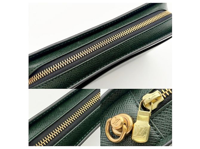 Pochette Louis Vuitton in pelle Taiga - vista 14