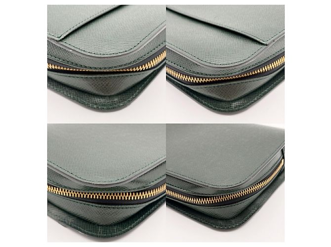 Pochette Louis Vuitton in pelle Taiga - vista 9