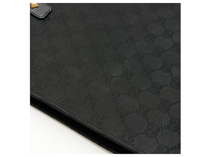 Borsa Tote Gucci GG Canvas Nero - vista 10