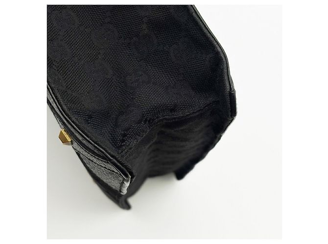 Borsa Tote Gucci GG Canvas Nero - vista 12