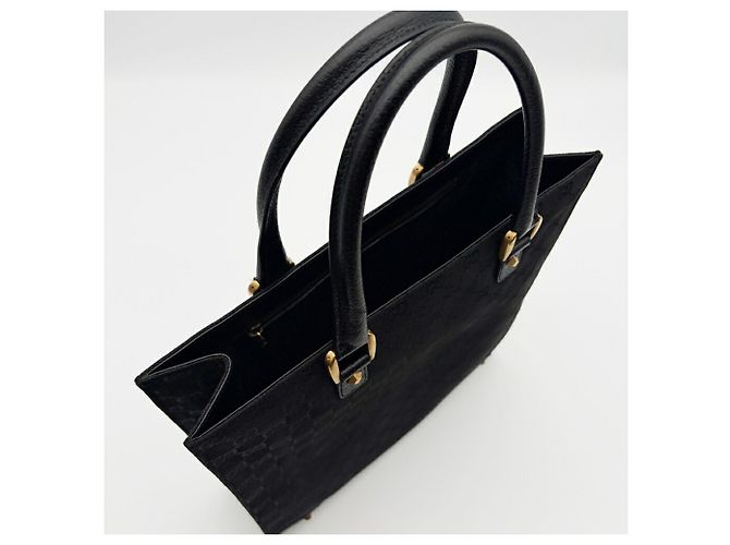 Borsa Tote Gucci GG Canvas Nero - vista 15