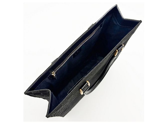 Borsa Tote Gucci GG Canvas Nero - vista 16