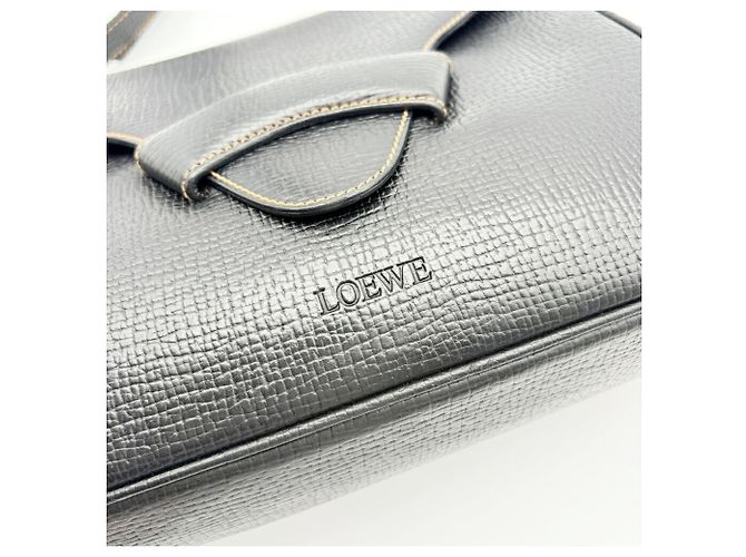 Borsa a tracolla in pelle da donna Loewe Nero - vista 12