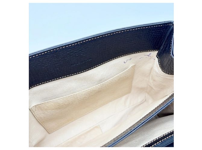 Borsa a tracolla in pelle da donna Loewe Nero - vista 18