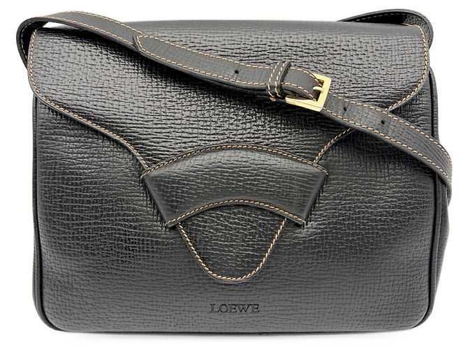 Borsa a tracolla in pelle da donna Loewe Nero - vista 2
