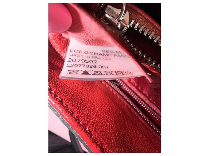 Borsa Longchamp in pelle nera Nero - vista 17
