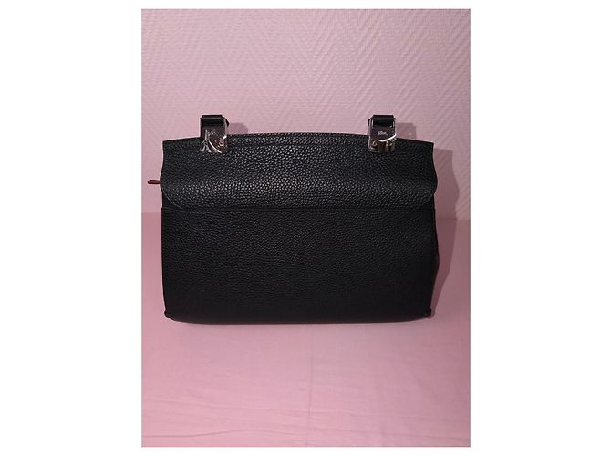 Borsa Longchamp in pelle nera Nero - vista 5