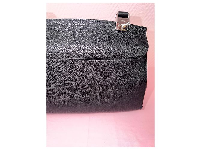 Borsa Longchamp in pelle nera Nero - vista 7
