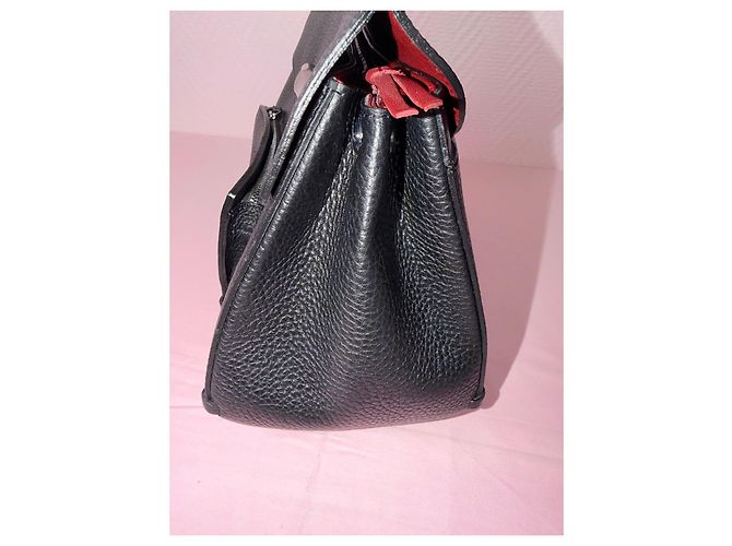 Borsa Longchamp in pelle nera Nero - vista 9