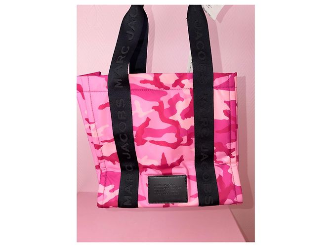 Borsa tote Marc Jacobs rosa camouflage Multicolore - vista 4