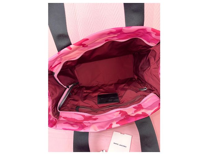Borsa tote Marc Jacobs rosa camouflage Multicolore - vista 9