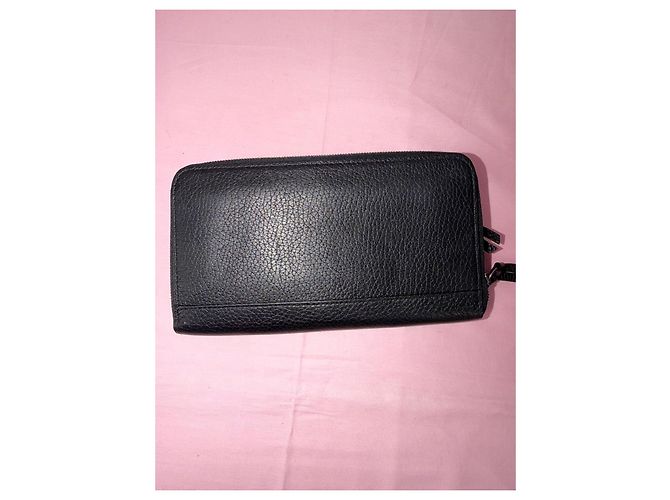 Longchamp wallet in black leather - view 5