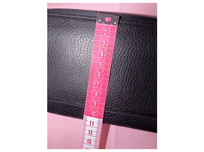 Longchamp wallet in black leather - view 9