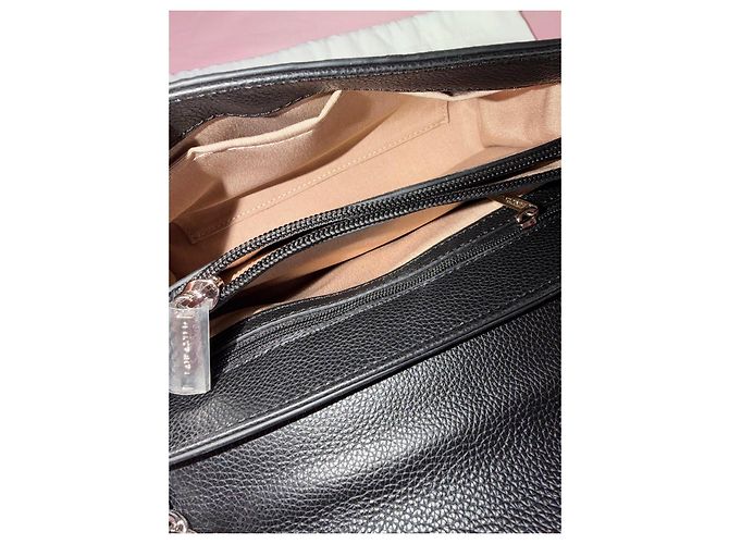 Autre Marque Borsa a tracolla Lancaster in pelle nera Nero - vista 11