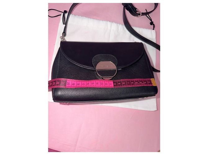 Autre Marque Borsa a tracolla Lancaster in pelle nera Nero - vista 15
