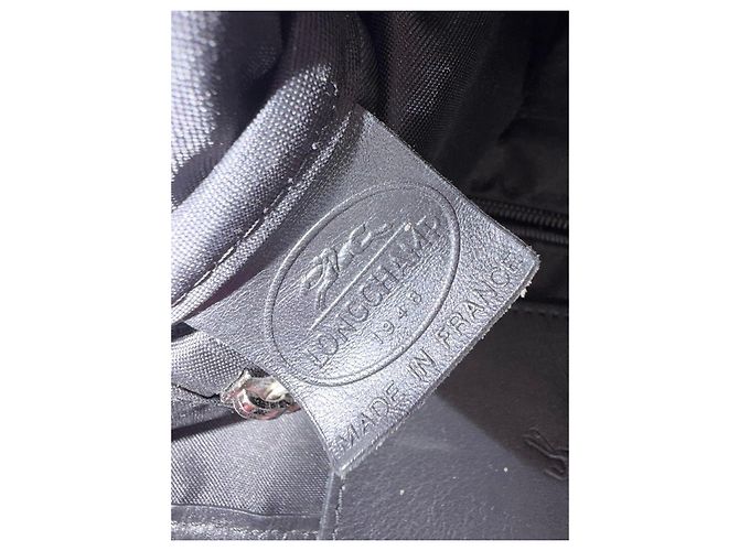 Borsa shopper Longchamp nera in tela monogrammata Nero - vista 9