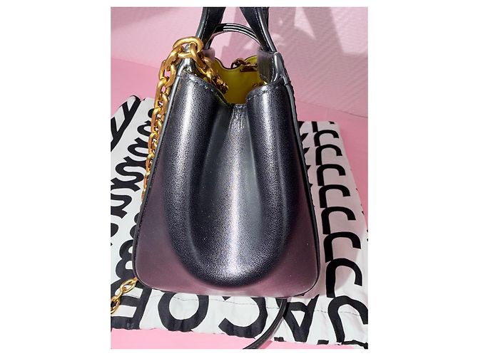 Borsa tote in pelle nera Marc Jacobs Nero - vista 13