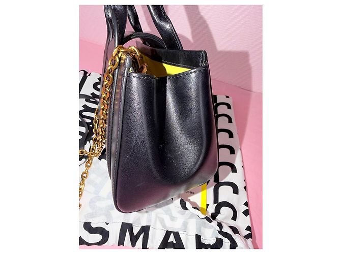 Borsa tote in pelle nera Marc Jacobs Nero - vista 14