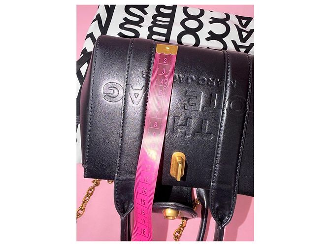 Borsa tote in pelle nera Marc Jacobs Nero - vista 21