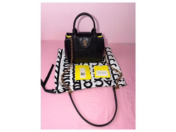 Borsa tote in pelle nera Marc Jacobs Nero - vista 3