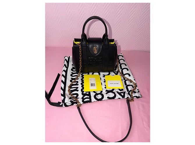 Borsa tote in pelle nera Marc Jacobs Nero - vista 4