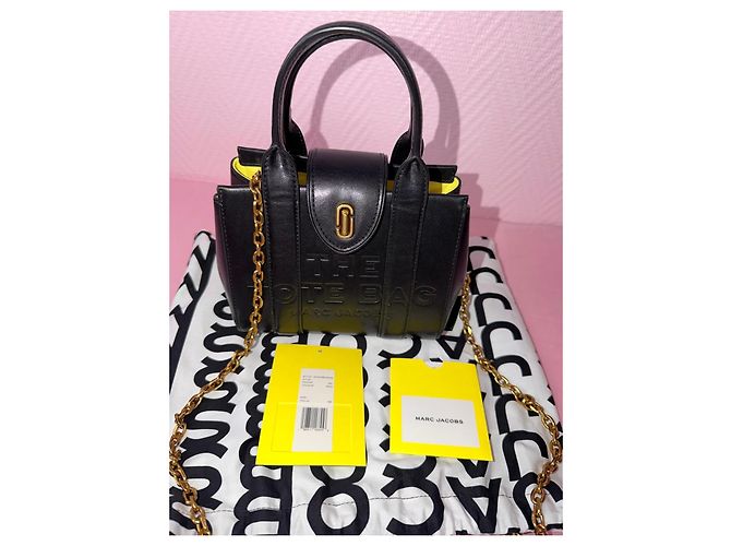 Borsa tote in pelle nera Marc Jacobs Nero - vista 6