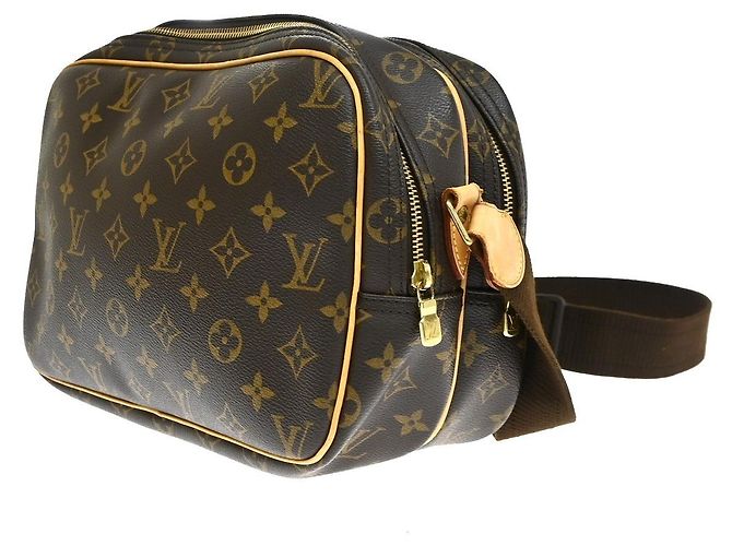 Louis Vuitton Reporter Monogram Canvas PM Marrone - vista 4