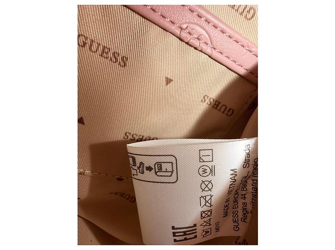 Borsa a tracolla Guess Carmella rosa cipria - vista 11