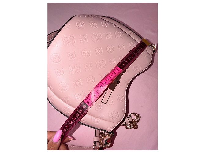 Borsa a tracolla Guess Carmella rosa cipria - vista 15