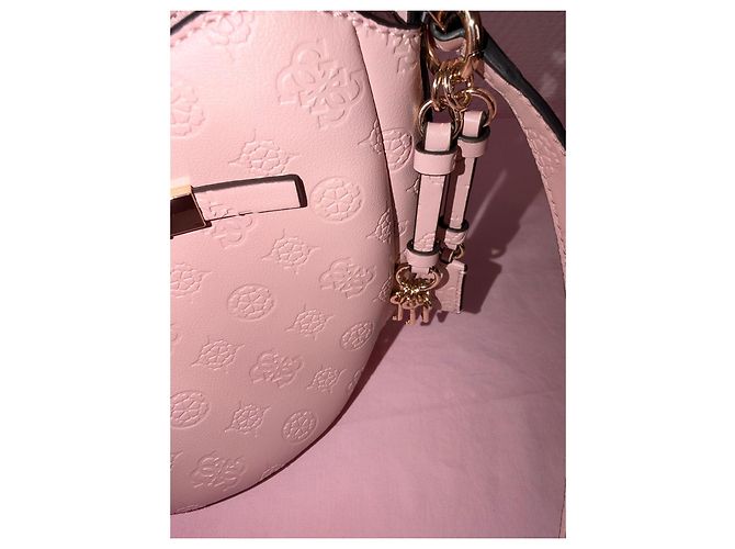 Borsa a tracolla Guess Carmella rosa cipria - vista 16